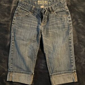 Mossimo Supply Co. Women's Cropped Gray Jeans